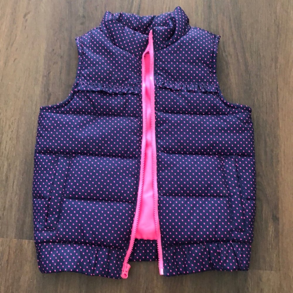 Kids Navy Puffer Vest